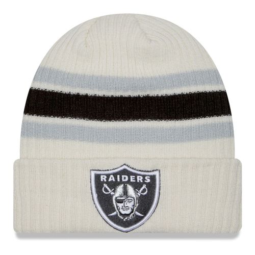 New Era Nba Beanie Bonnet - Vintage Las Vegas Raiders Beige