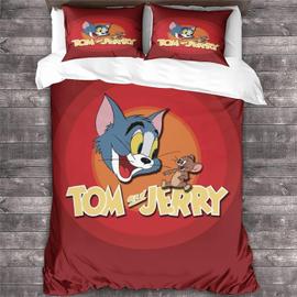 Tom And Jerry Pices En Microfibre Lgre Et Douce Avec Housse De