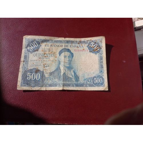 Billet De 500 Pesetas 1954 E 2996911