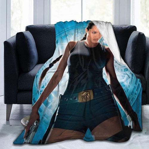 Couverture Angelina Jolie Couverture En Flanelle Ultra-Douce Impression 3d