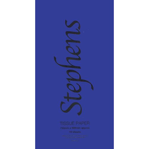 Shiba-Papier De Soie 750 X 500 Mm - Bleu Foncé, 10 Feuilles[6813]