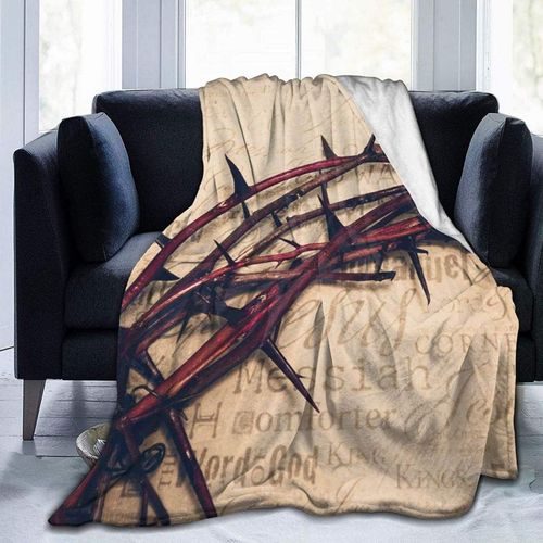 Couronne D'épines Couverture De Lit Chaude Couverture D'hiver Légère Pour Voyage, Bureau, Canapé-Lit, Canapé T