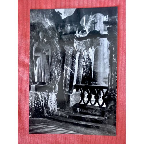Carte Postale De Wieliczka, Pologne. Au Sud De Cracovie. Fragment De La Chapelle Souterraine St Antoine De 1689. En Noir Et Blanc