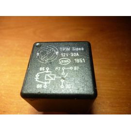 Relais Auto Multifonction Trw Sipea 12v-30a 1851 / Fiat Uno /5 Broches