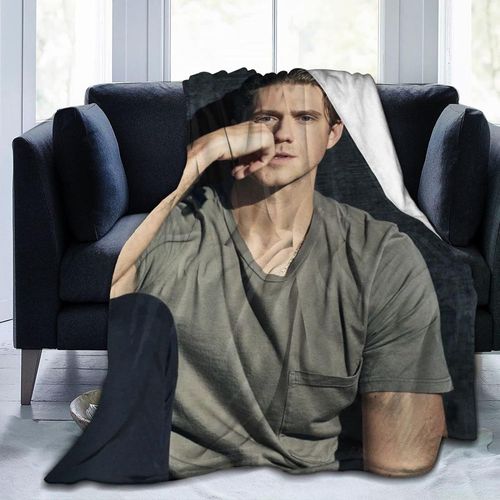 Couverture Aaron Acteur Tveit Couverture Polaire En Flanelle Super Douce Et Légère Pour Climatisation, Canapé, Chambre À Coucher, Pour Enfants Et Adultes