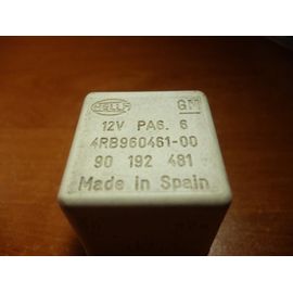 Relais Auto Multifonction Gm /Hella Opel Frontera /12v Ref/ 90192481/4broches
