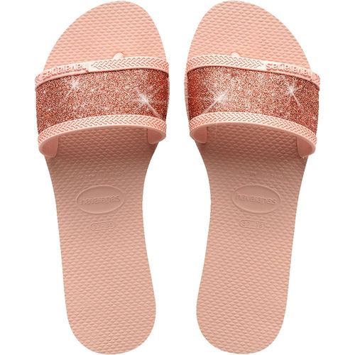 You Angra Glitter, Sandales Type Mule, Confortables, Stylées Et Durables, Larges Lanières Pailletées, Femme