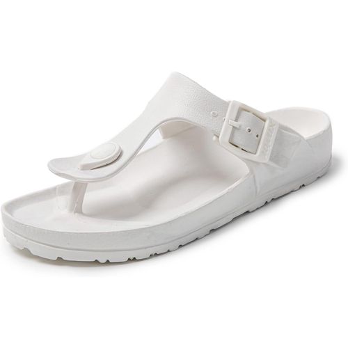 Tongs Femme Noir Caoutchouc Confortables Pour Maison Piscine Plage