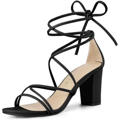Lanières Sandales À Talons Chunky Pour Femmes