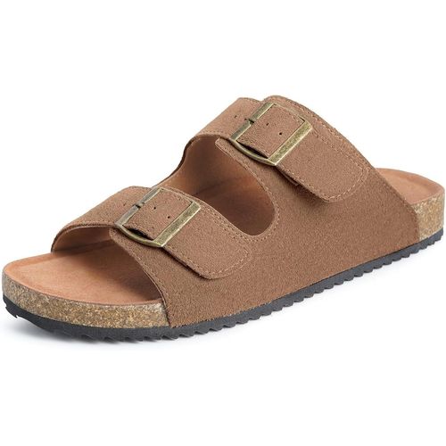 Mules Homme Pantoufles Boucles Femmes Sabots Réglables Antidérapantes Sandales Été Plates
