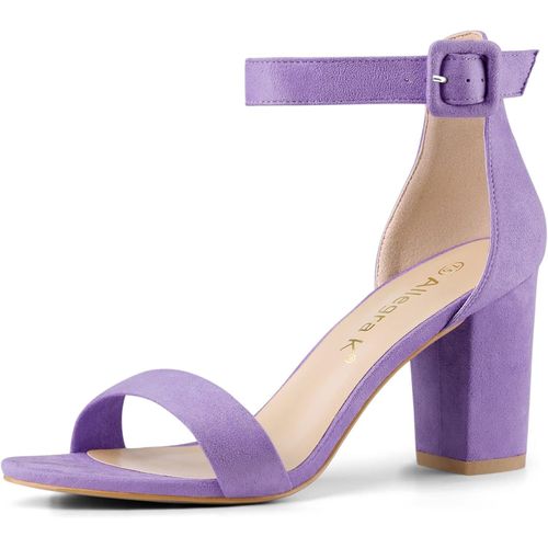 Sandales À Bout Ouvert Chunky À Talon Haut Pour Femme