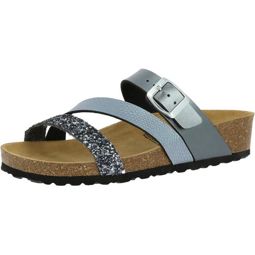 Femme Natural Glitter Mules