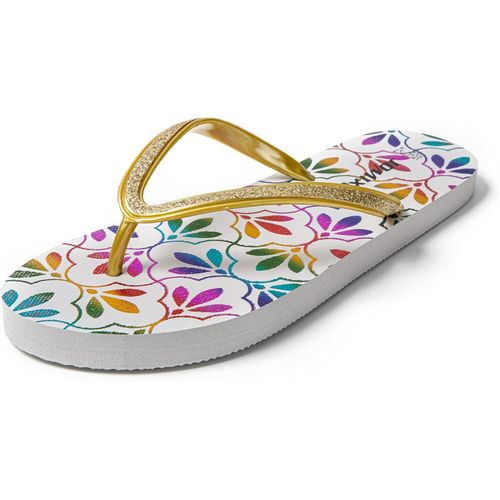 Tongs Femme Nu-Pieds Légères Tongues Femme Sandales Femme En Caoutchouc Eva Pour Mer Piscine Maison