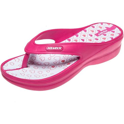 Tongs Femme Été, Sandales À Talon Compensé Avec Imprimé, En Caoutchouc Eva, Confortables, Légères, Antidérapantes, Pour Douche, Plage, Piscine