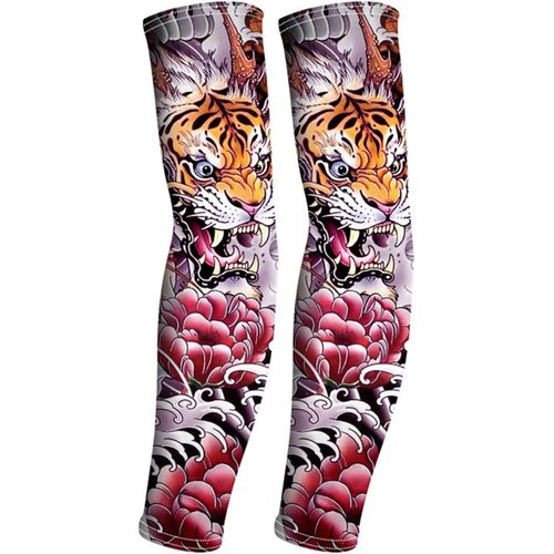 Manchette Gaming Tatouage,Manchette Bras Homme Sport,Manchette Bras Femme,Manchette Anti Uv Avant Pour Travail,Handball,Velo,Volley,Xl.[D359]