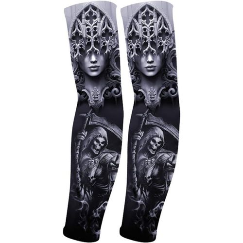 Manchette Gaming Tatouage,Manchette Bras Homme Sport,Manchette Bras Femme,Manchette Anti Uv Avant Pour Travail,Handball,Velo,Volley,Xl.[D350]