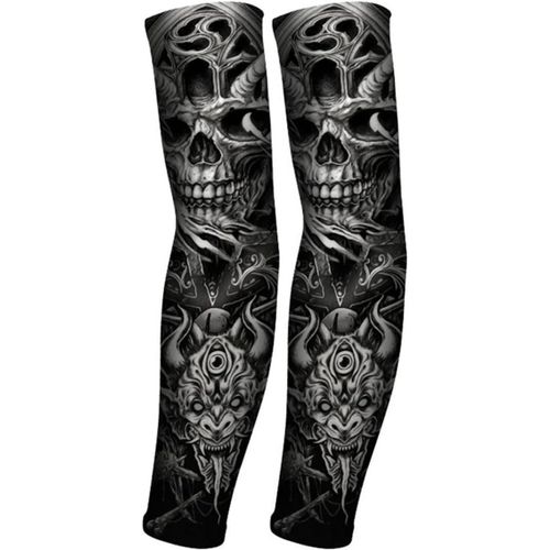 Manchette Gaming Tatouage,Manchette Bras Homme Sport,Manchette Bras Femme,Manchette Anti Uv Avant Pour Travail,Handball,Velo,Volley,Xl.[D361]