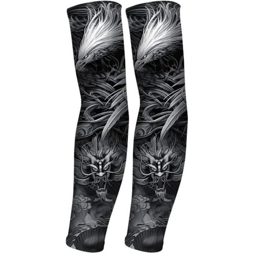 Manchette Gaming Tatouage,Manchette Bras Homme Sport,Manchette Bras Femme,Manchette Anti Uv Avant Pour Travail,Handball,Velo,Volley,Xl.[D362]