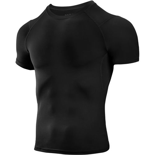 3 Pack Tee Shirt Compression Homme Manches Courtes Tshirt Running Homme Vetement De Fitness Gym Compression Maillot T-Shirt Baselayer Pour Sports Jogging Musculation Gym.[D538]