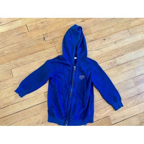 Gilet À Capuche Manches Point Mousse Garçon (Vertbaudet)