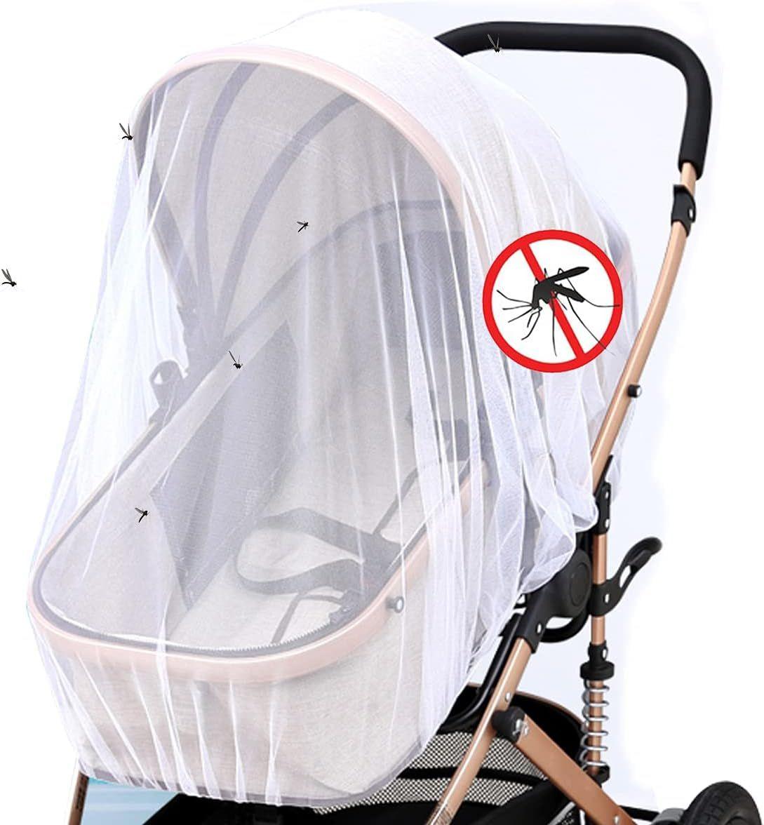Accessoires poussette bébé poussette moustiquaire universelle poussette  accessoire imperméable protection coupe-vent noir
