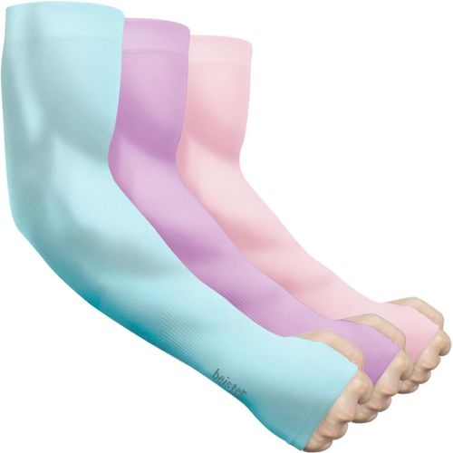 Manchon Bras Homme & Femme (3/6),Anti Uv Protection Upf 50+ Manche De Bras Avant,Refroidissement Antidérapant Manchette Gaming,Cooling Sport Compression Arm Sleeves Pour Cyclisme,Running.[D375]
