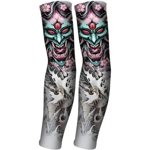 Manchette Gaming Tatouage,Manchette Bras Homme Sport,Manchette Bras Femme,Manchette Anti Uv Avant Pour Travail,Handball,Velo,Volley,Xl.[D354]