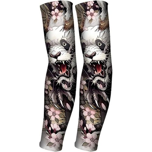 Manchette Gaming Tatouage,Manchette Bras Homme Sport,Manchette Bras Femme,Manchette Anti Uv Avant Pour Travail,Handball,Velo,Volley,Xl.[D357]
