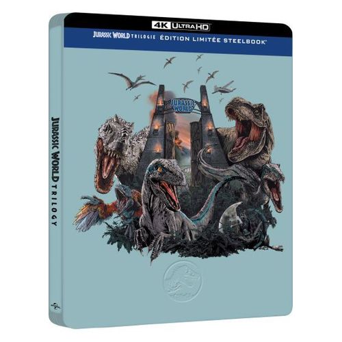 Jurassic World - Trilogie - 4k Ultra Hd - Édition Steelbook Limitée