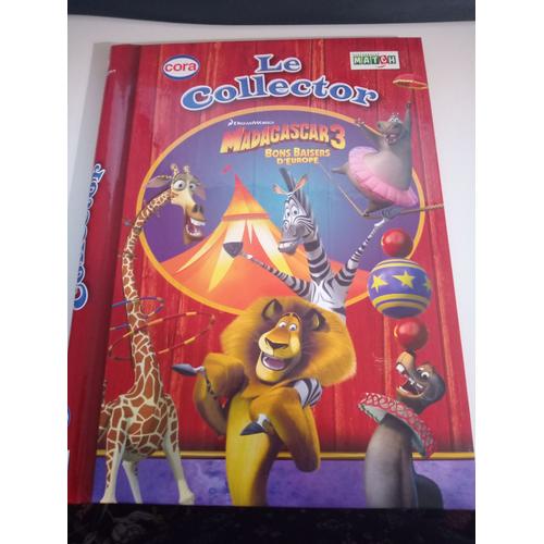 Collector Cora Madagascar 3 Non Personnalisé Avec 1 Jeton "Le Roi Julian" Et 35 Autocollants Collés À L'intérieur