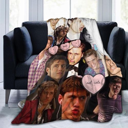 Aaron Tveit Couverture Polyvalente Super Douce, Moelleuse, Chaude, Confortable, En Peluche, Épaisse, Pour Berceau, Canapé, Chaise, Salon, Cadeaux, Voyage, Plage, Décoration