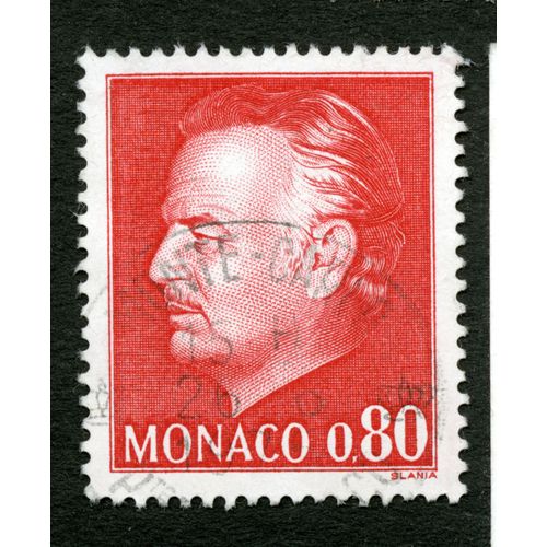 Timbre Oblitéré Monaco, 0.80
