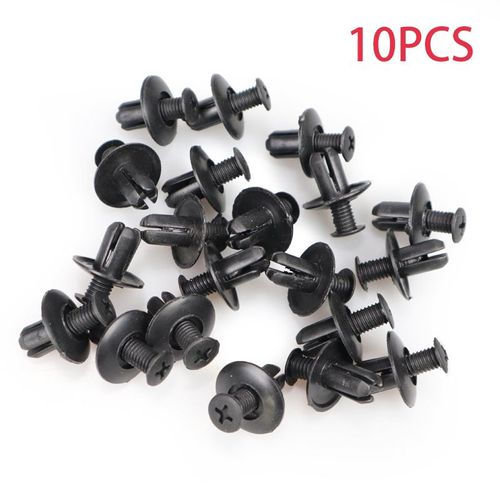 Clips De Fixation Universels En Plastique Pour Pare-Choc De Voiture, Vis De Fixation Pour Bmw, Nissan, Toyota Focus, Trou De 8mm, 10/20/40/50 Pièces