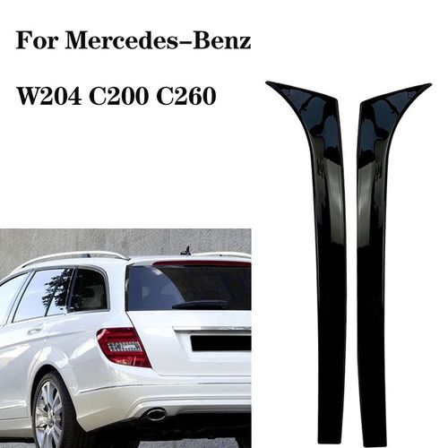 Becquet Noir Brillant Pour Vitre Arrière De Voiture, Autocollants Pour Becquet De Coffre De Voiture, Pour Mercedes-Benz Classe C W204 C200 C260 Variante Wagon 07-14