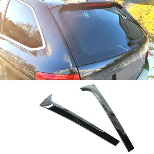 Aileron Latéral De Lunette Arrière De Voiture, Séparateur De Canard Noir Brillant Abs, Pièces Extérieures, Becquets Pour Skoda Octavia Estate 2014-2019