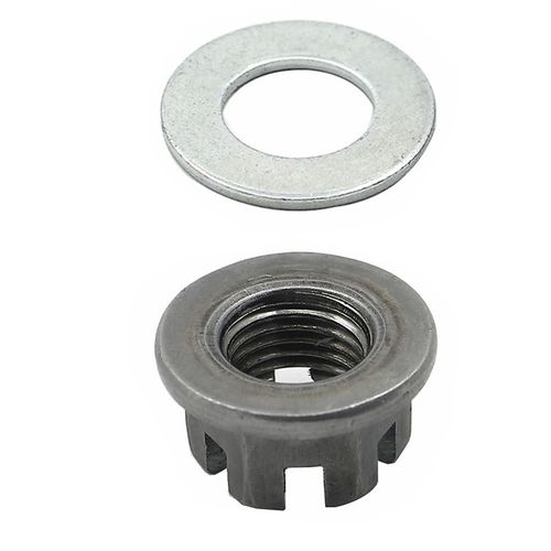 Écrou Et Rondelle De Château D'appellation Arrière Pour Yamaha Rl Raptor, Façades De Vélo Banshee 350 Yfz450 Raptor 660 Breeze Grizzly 125 Raptor 350