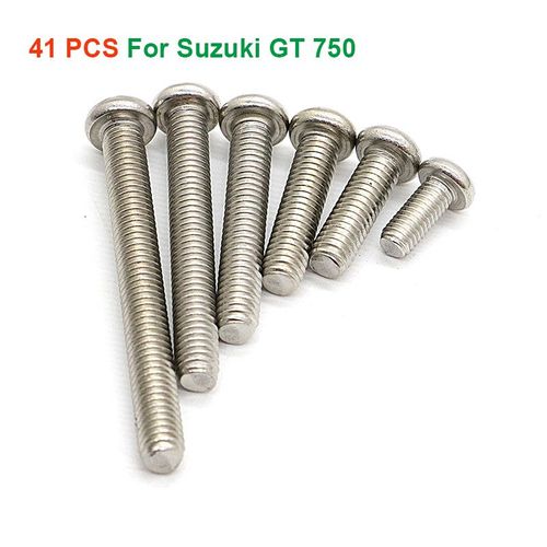 Kit De Boulons De Fixation De Couvercle De Vilebrequin, 41 Pièces, Pour Suzuki Gt 750