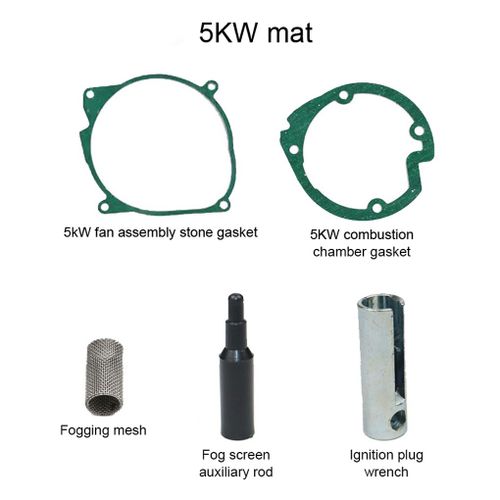 Bougie De Préchauffage Portable Pour Voiture, Chauffage À Air, Joint Automatique, 12v, 5kw, Ensemble De 6 Pièces