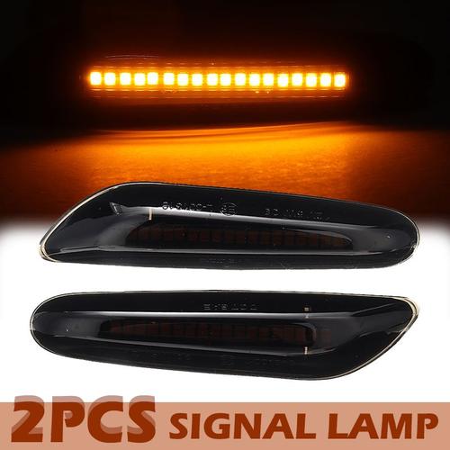 Clignotant Led À Lentille Fumée Pour Bmw, Clignotant Dynamique, Marqueur Latéral D'eau Qui Verticalement, Pièces De Lampe Clignotante, E60, E61, E90, E91, E88, E46 Bery, Bronch2 Pièces