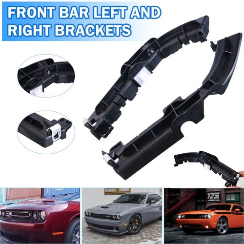Support De Pare-Chocs Avant Droit Pour Dodge Challenger, Supports En Plastique Durables, 68024343ad, 68024342ad, 2 Pièces