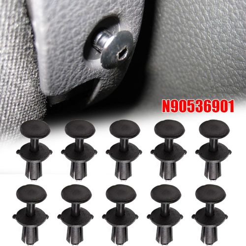 Garniture Intérieure De Capot De Pare-Chocs Avant De Voiture, Clip De Panneau De Quart, Retenue De Type Poussoir, Garniture Religieuse, Risale, N90536901, Vw, Audi, Skoda, 10 Pièces
