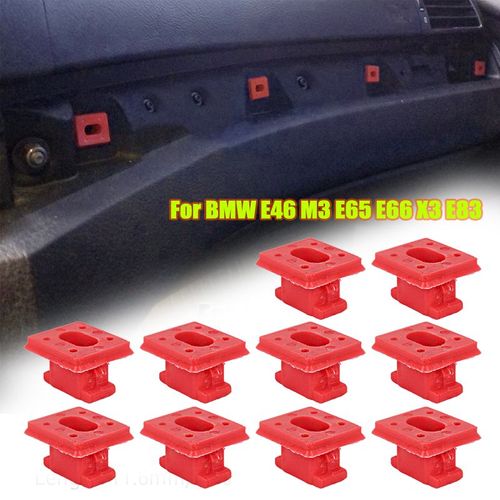 Clips De Moulage De Garniture De Tableau De Bord Intérieur De Porte De Voiture, 10 Pièces, Pour Bmw Série 3 E46 E90 E91 E92 E93 X5 E53