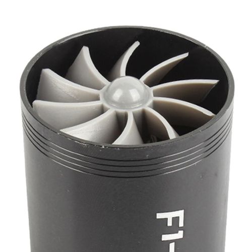 Turbine D'admission D'air Pour Touristes, Super Chargeur, Économiseur De Gaz, Turbo Noir