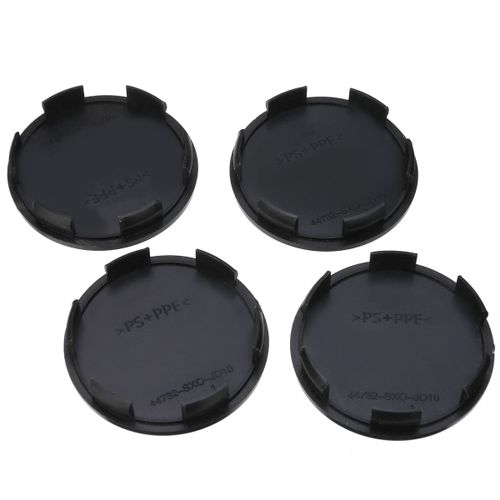 Centre De Roue Noir En Plastique Abs Pour Honda, 4 Pièces, Support Accord Cr-V Cr-Z, Pièces Automobiles Croisées