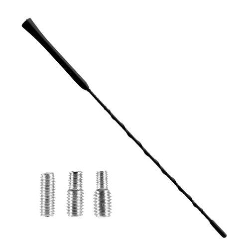 Antenne De Toit De Voiture Universelle En Caoutchouc Et Aluminium, Signal Spiralé, 9 Pouces