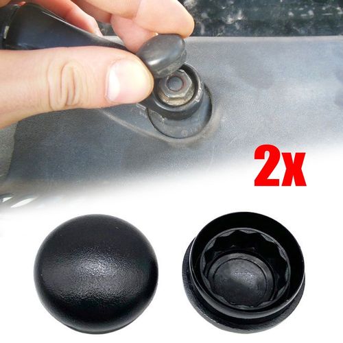 Couvercle De 2,2 De Capuchon D'écrou De Bras D'essuie-Glace Avant De Voiture, Audi A1 A2 A4 B5 Gods B7 B8 Horizon C4 C5 C6 C7 Q3 Q5 R8 Tt Oe #5n0955205, 2 Pièces