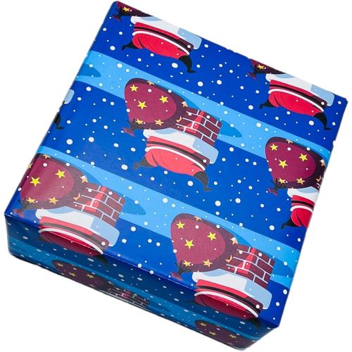 SHIBA-Arkamii Papier cadeau Motif Noël/Père Noël 3 feuilles Grand format 86 x 64 cm (NC10)[2322]