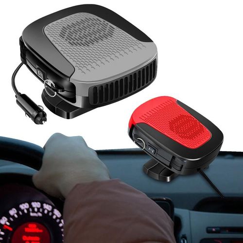 Chauffage Portable 4 En 1 Pour Voiture 12v 150w, Ventilateur Électrique Réglable À 360 Degrés, Dégivrage Du Pare-Brise, Désembuage De La Neige