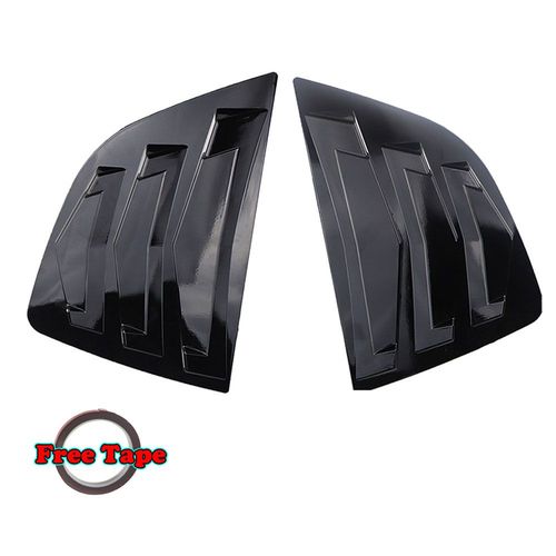 Paire De Persiennes De Fenêtre De Quart, Autocollant De Becquet Arrière Pour Honda Fit Gk5 Jazz Hatchback 2014 2015 2016 2017 2018 Décoration De Ventilation