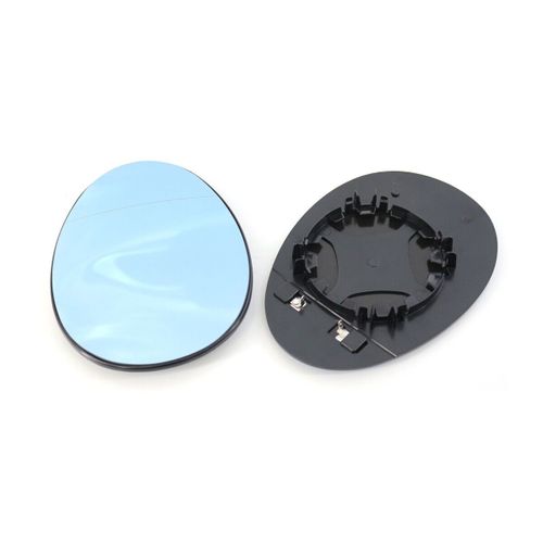 Lentille De Rétroviseur Pour Bmw Mini R55, R56, R57, Aile Latérale De Porte, Antireflet, Bleu, Blanc, Accessoire De Voiture Métropolitaine, 2007-2014, 2 Pièces